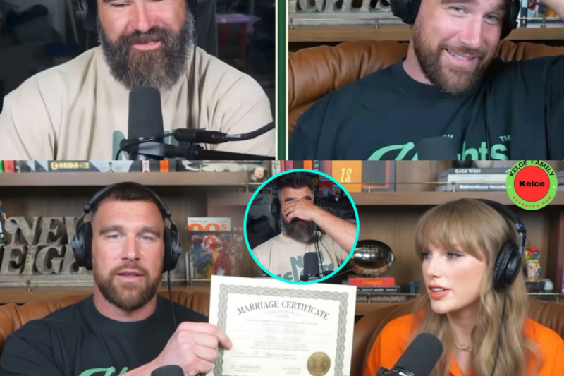 The Ultimate Surprise: Travis Kelce Stuns Brother Jason with Marriage Reveal on New Heights