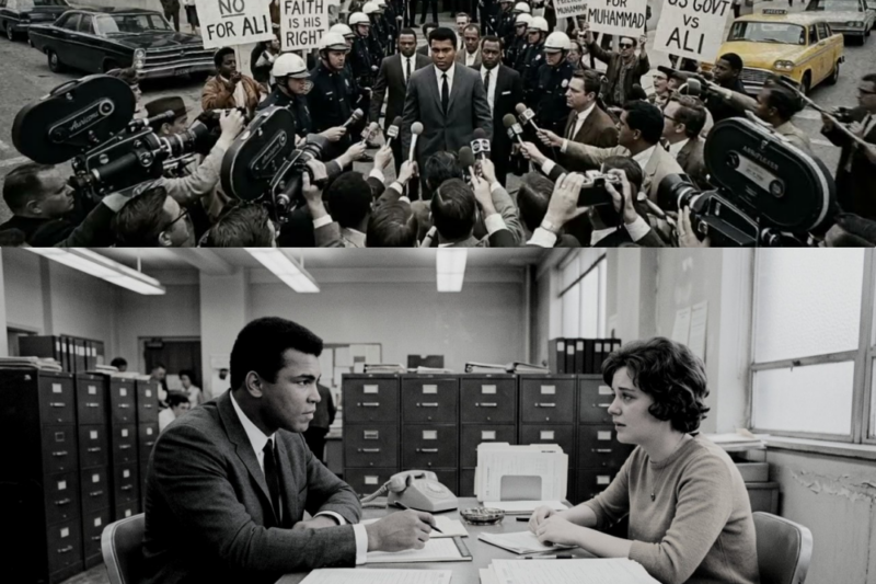 Muhammad Ali Stopped With The Pen In His Hand In 1967 — And Asked Her One Question JJ
