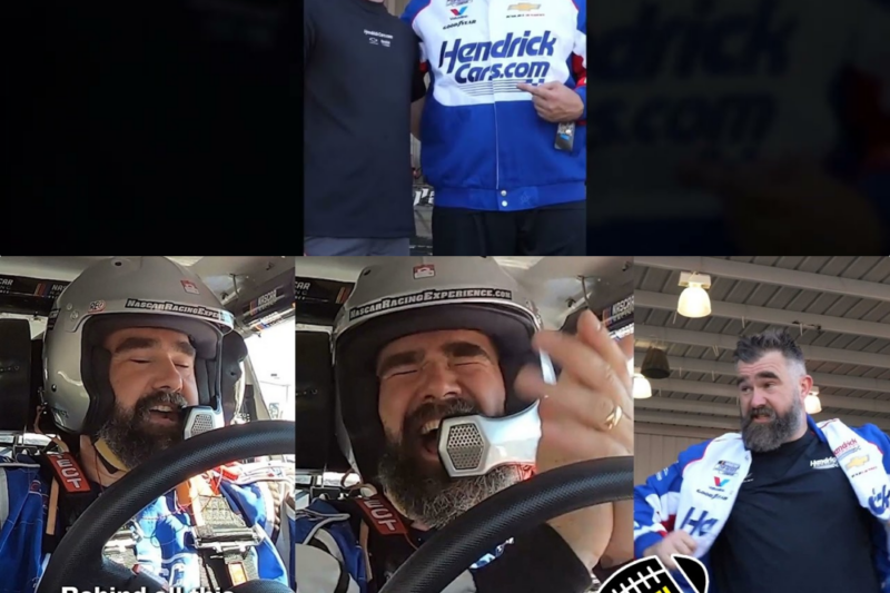 From Gridiron to Grandstands: Jason Kelce’s Adrenaline-Fueled NASCAR Debut