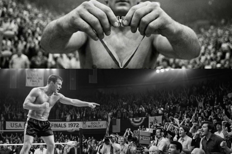 An Olympic Wrestler Pointed Towards “Muhammed Ali” And Said “I Don’t Want This Medal, I Want You…” JJ