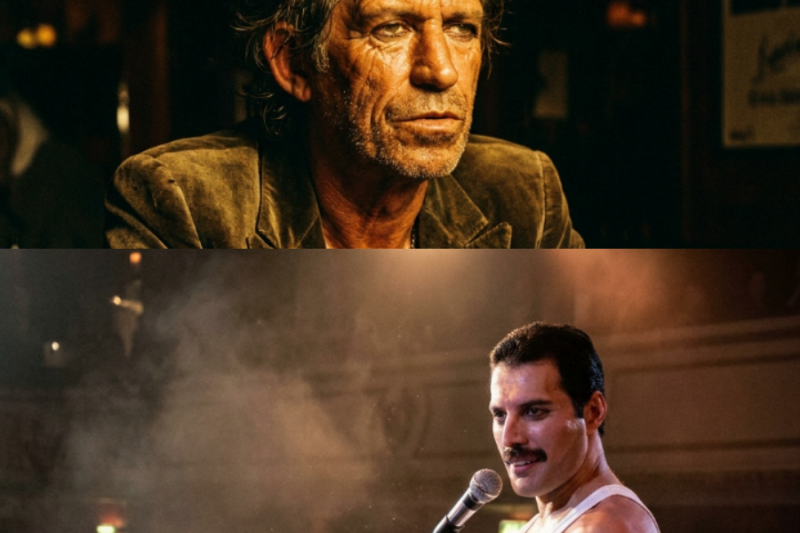 Freddie Mercury Called Keith Richards irrelevant Live — Keith Walked on Stage — Said Something Else