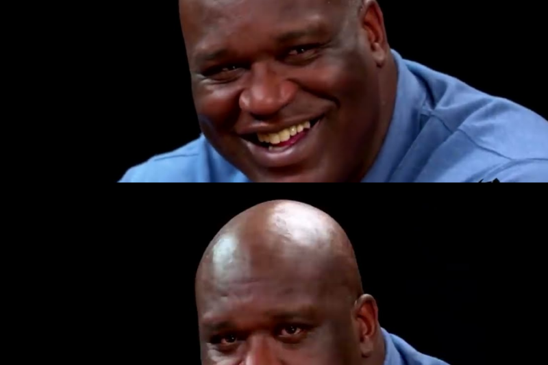 Shaq Tries to Not Make a Face While Eating Spicy Wings | Hot Ones – Ty