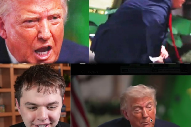 Trump Throws Mic and Runs Off Set – Ty