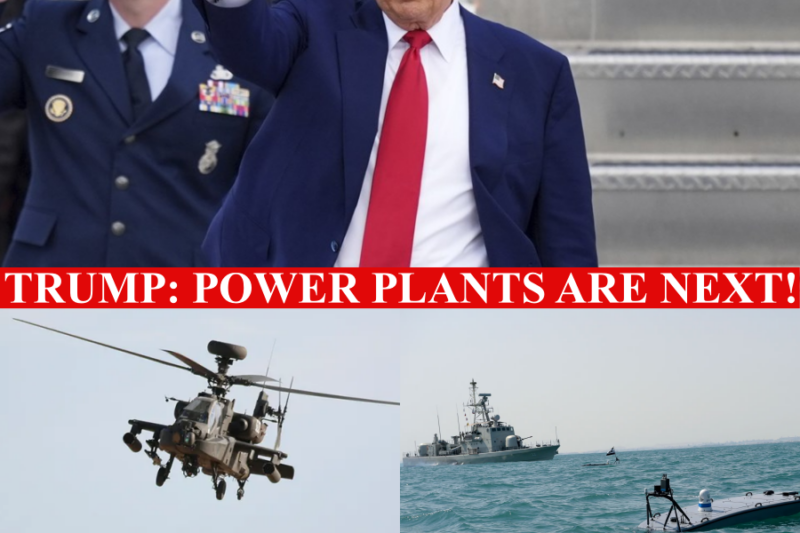 Fiery Drone Attack Forces Miraculous Ocean Rescue as Trump Unleashes Devastating Retaliatory Strikes and Warns Iran: Power Plants Are Next