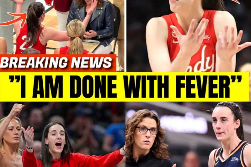 Caught on Camera: Explosive Sideline Clash Shatters the Indiana Fever’s Fake PR Narrative Around Caitlin Clark