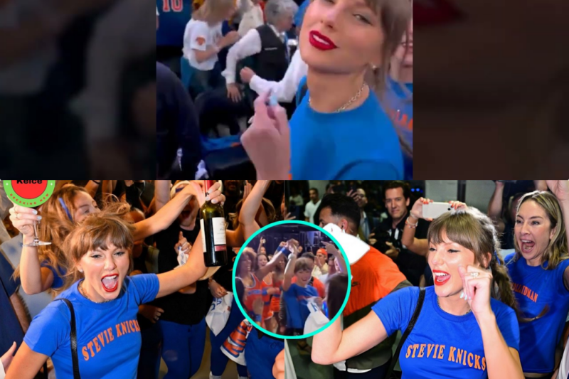 Taylor Swift Sparks Wild Celebrations in New York with Fans After Knicks Triumph as Travis Kelce Misses Out for Mandatory Duty