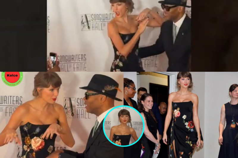 Taylor Swift Dazzles in an Elegant Floral Gown at the Songwriters Hall of Fame Gala Following Viral Stadium Celebrations