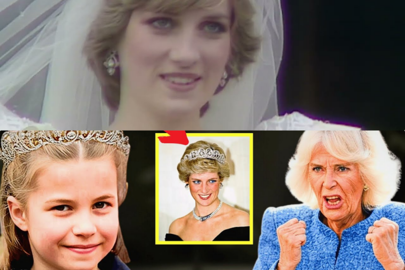 Queen Camilla’s SHOCKING Outburst Over Princess Charlotte Wearing Diana’s Tiara! JJ