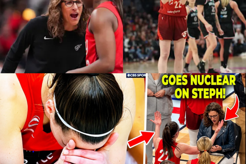 The Boiling Point: How a Stubborn Coaching Decision and a Thrown Clipboard Exposed the Deep Fracture Between Caitlin Clark and Stephanie White