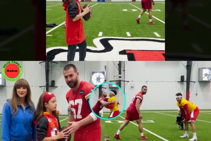 Beyond the Gridiron: Travis Kelce’s Heartwarming Moment of Mentorship at Chiefs Practice