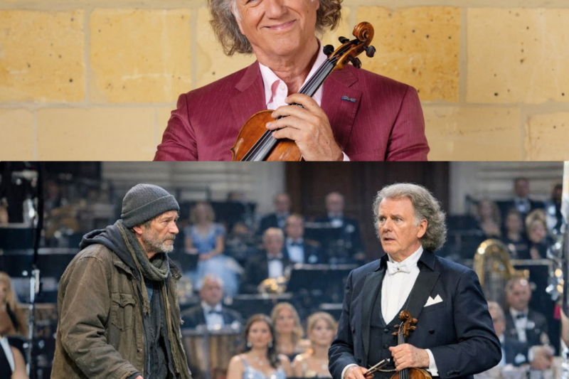 A HOMELESS MAN RISKS EVERYTHING BY CLIMBING ON STAGE… ANDRÉ RIEU RESPONDS IN A WAY NO ONE EXPECTED JJ
