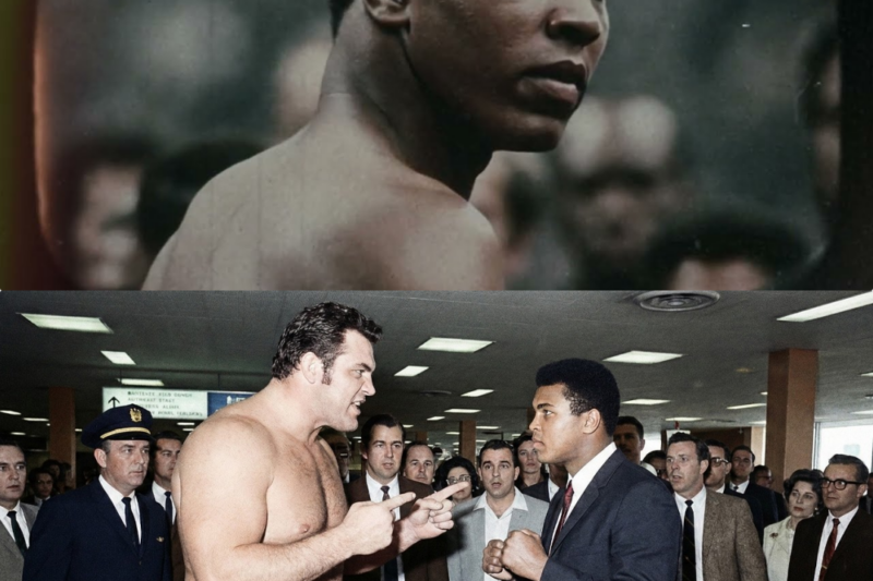 A 300-Pound Wrestler Mocked Muhammad Ali at the Airport — 8 Seconds Later, He Regretted It JJ