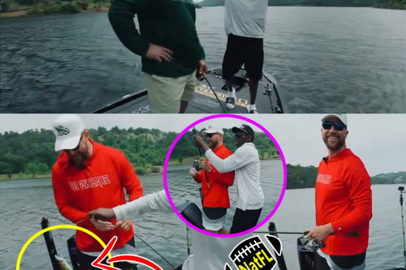 Heart on the Line: Travis Kelce’s Candid Reflections During a Quiet Day on the Water