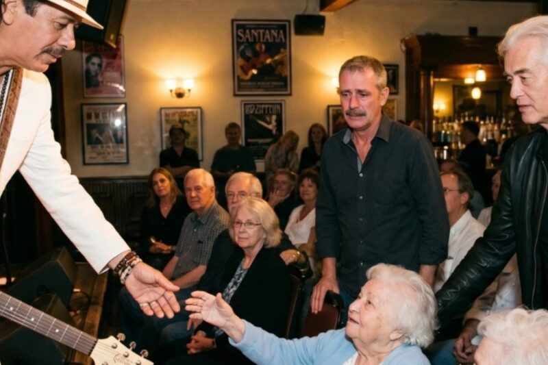A Son Put His 85-Year-Old Mother In A Home — Carlos Santana And Jimmy Page Had Other Plans