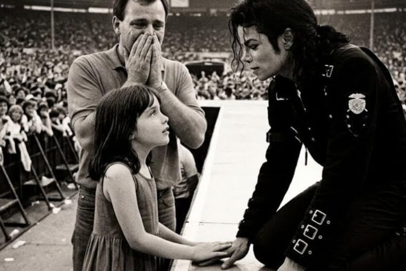 The Girl in the FRONT ROW Wasn’t Singing. Michael Jackson Noticed. 