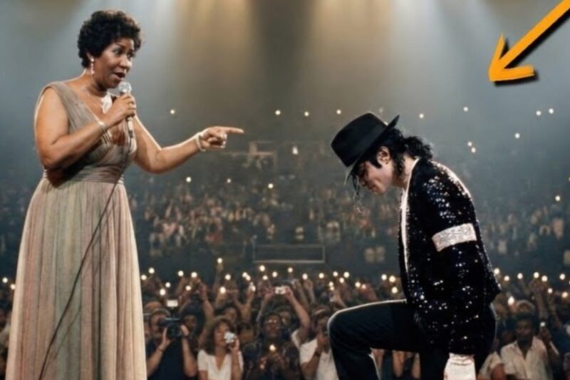 Michael Jackson STOPPED Dancing When Aretha Sang This Note… Then He Dropped to One Knee 