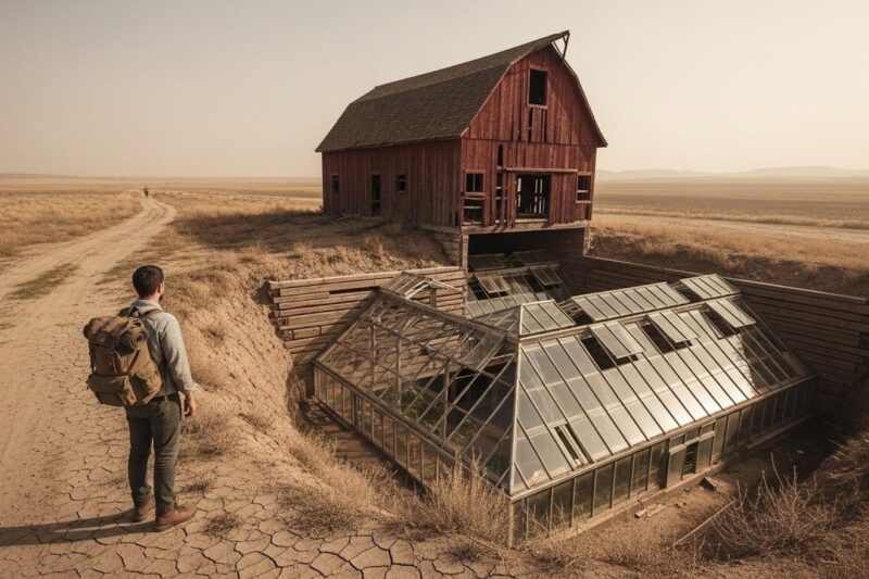 Kicked Out at 16, I Bought a Barn for $4 and Built an Underground Greenhouse 