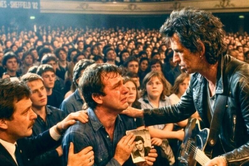 Keith Richards Saw a Man Weeping in Row 14 — Walked Off Stage — The Reason Left Everyone Speechless