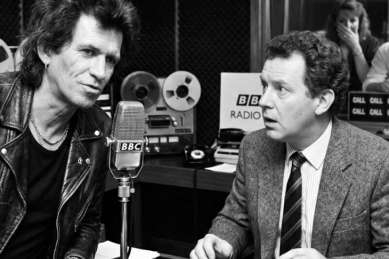 Keith Richards said 11 words to a BBC host who called him yesterday — the host never broadcast again