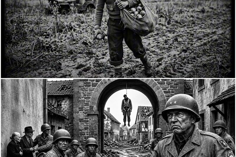 Patton’s Furious Response to an American Pilot Hanged in a German Village D