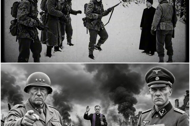 “When Patton Faced an SS Murderer Demanding Geneva Rights — Chaos Ensued!” D