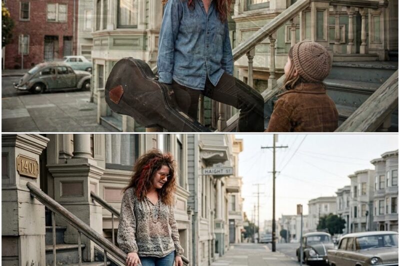 Every Morning Janis Joplin Said Good Morning to the Little Girl on the Steps. D
