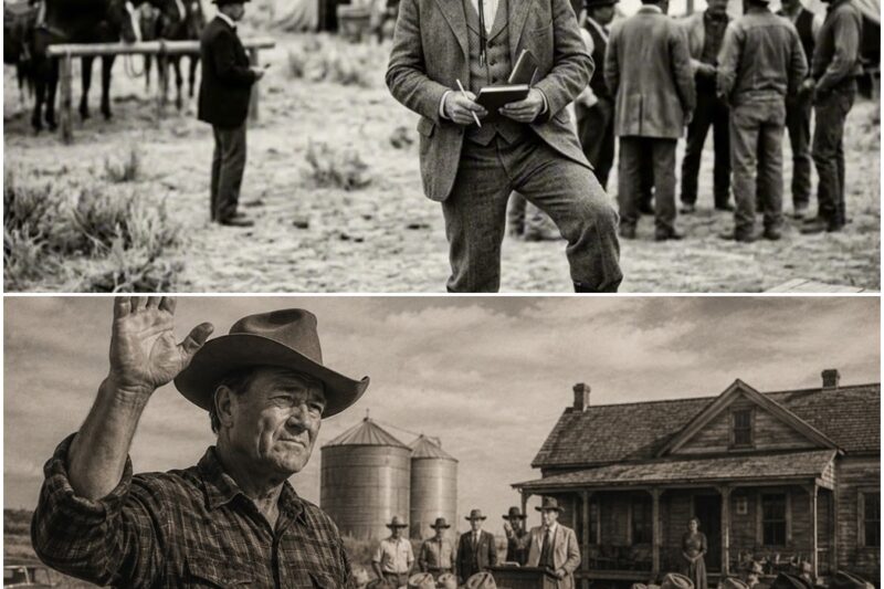 1958 Texas Farm Auction: John Wayne Raised His Hand Once — And Changed A Widow’s Life Forever D