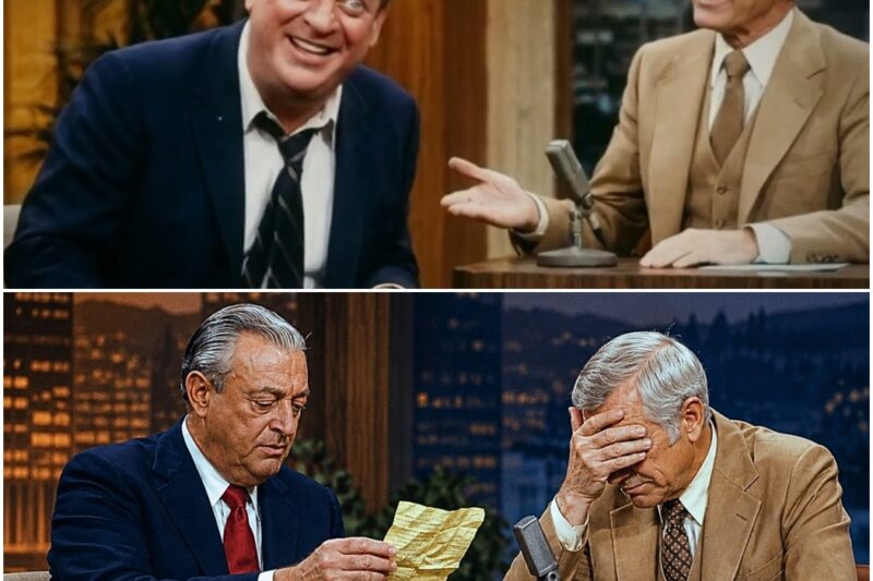 Rodney Dangerfield Handed Johnny Carson a CRUMBLED LETTER — And What Was Inside DESTROYED HIM D