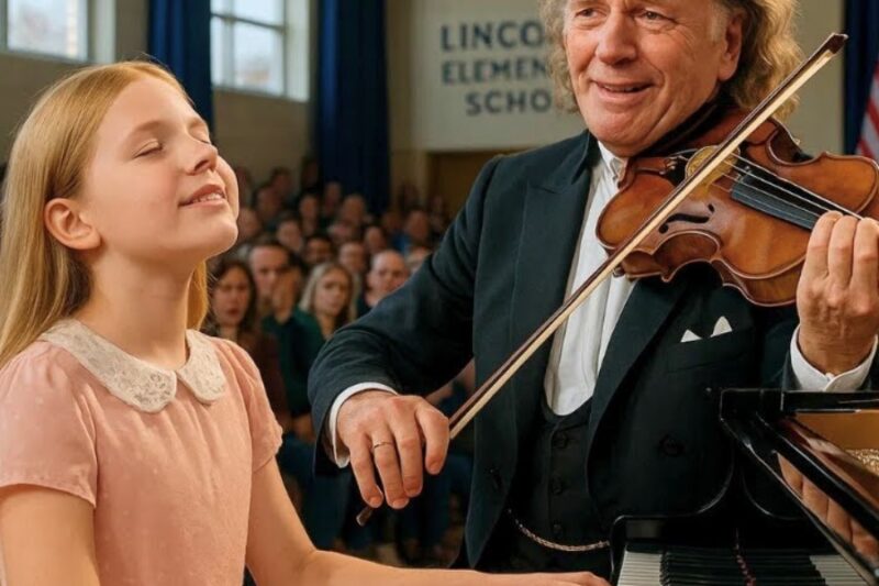 BLIND 9-YEAR-OLD GIRL PLAYS ‘SECOND WALTZ’… THEN ANDRÉ RIEU SUDDENLY STANDS BEHIND HER JJ