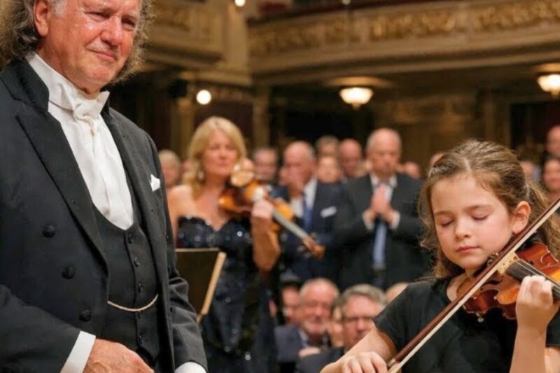 SHE PLAYED AMAZING GRACE WITH CLOSED EYES… ANDRÉ RIEU COULDN’T HOLD BACK HIS TEARS JJ