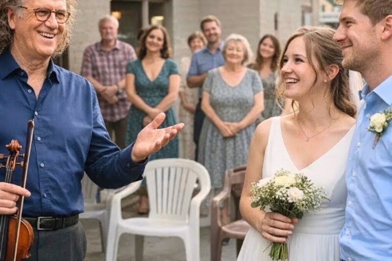 SHE HAD NO MONEY FOR A BAND AT HER WEDDING… UNTIL ANDRÉ RIEU SUDDENLY APPEARED JJ
