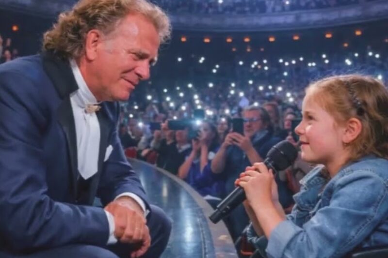 ANDRÉ RIEU STOPS CONCERT AFTER GIRL IN WHEELCHAIR ASKS ABOUT GOD… CROWD CAN’T BELIEVE HIS REPLY JJ