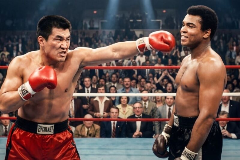 Korean Champion Shouted “Any Real Man Here?” — MUHAMMAD ALİ Stopped His Fist One Inch Away JJ