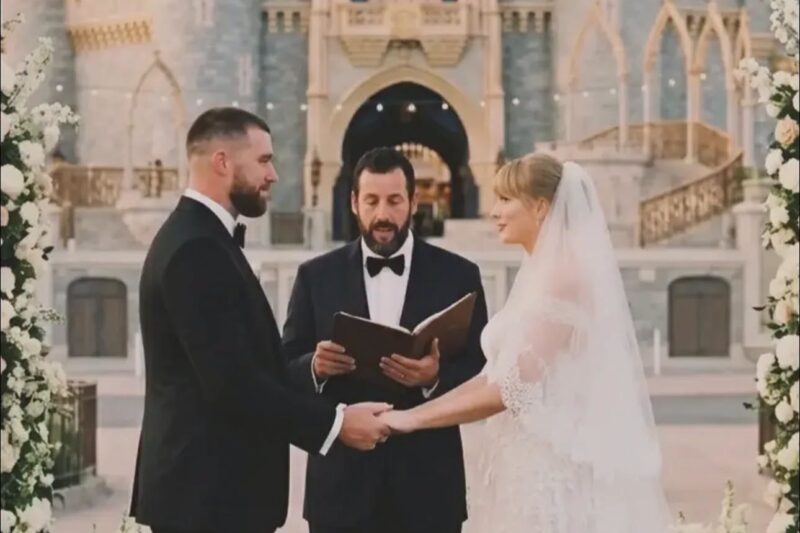 First shocking photos from inside Taylor Swift and Travis Kelce’s secret star-studded MSG wedding leak online, revealing unexpected guests, hidden drama, and moments fans were never meant to see unfold today