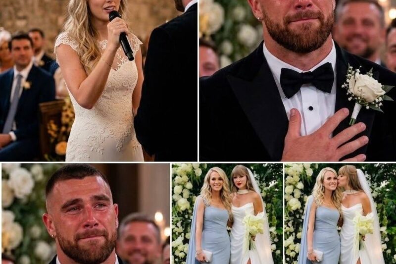 BREAKING: Taylor Swift Leaves Guests Frozen in Silence After Emotional Wedding Performance for Travis Kelce — A Private Moment at Their Ceremony Reportedly Turns Into One of the Most Powerful Musical Tributes Ever Witnessed as Insiders Describe the Room as “Completely Still, Almost Unreal”