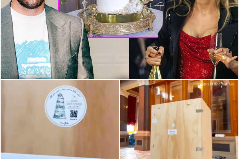 Taylor Swift and Travis Kelce’s wedding cake video goes viral; Luxury cake designer teases Swifties with towering box – WATCH