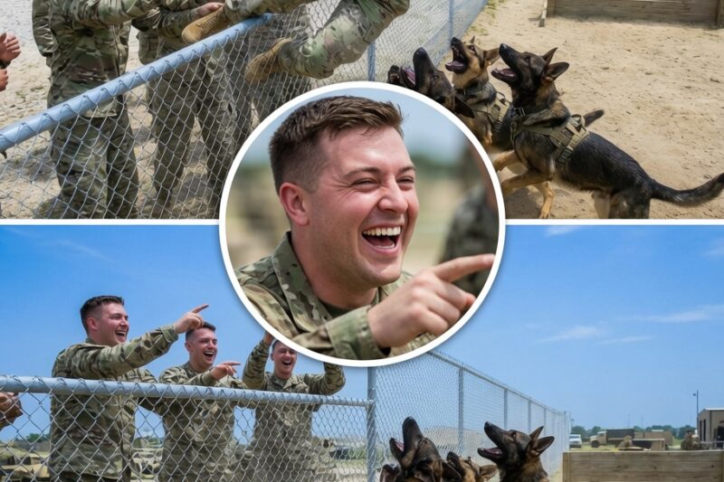“They Locked Her In With The K9s – Then They Realized Why She’s A Navy SEAL Legend!”