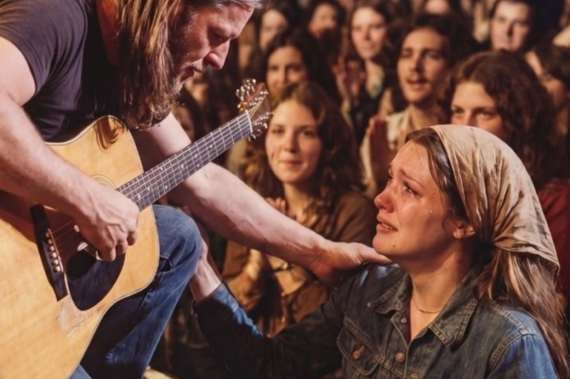 David Gilmour stopped show for crying fan—what followed redefined music forever!