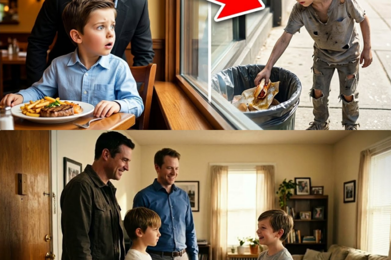 A Rich Child Saw a Boy Searching for Food in Trash — His Father’s Reaction Shocked Everyone