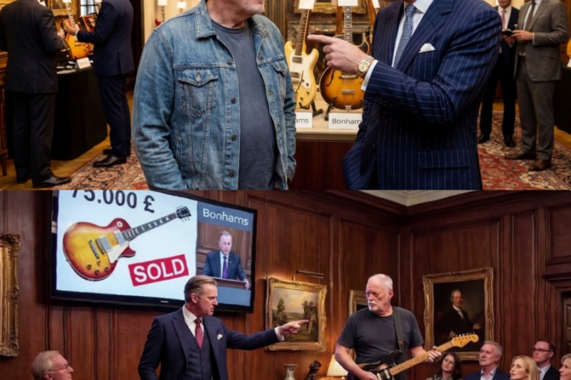 Wealthy Collector Mocked David Gilmour’s Appearance — What Happened Next Was LEGENDARY