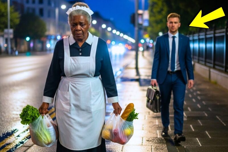 A Young Billionaire Secretly Followed His Old Maid One Evening and Learned a shocking Truth