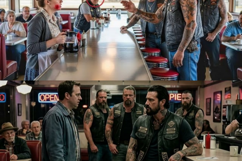 Biker Gang Leader Noticed the Waitress’s Bruises — What He Did Next Shocked the Whole Town