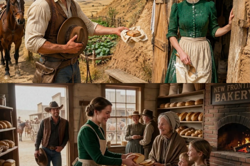 Who Made This Bread?”—The Rancher Asked the Whole Town Until He Found Her Living Alone in a Dugout