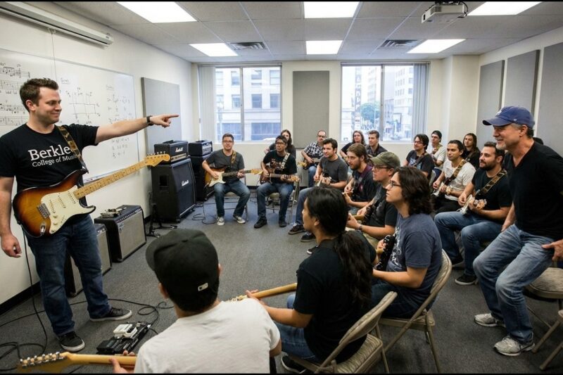 Guitar Instructor Challenged “Student in Back” to Demonstrate—It Was Eddie Van Halen Visiting Class