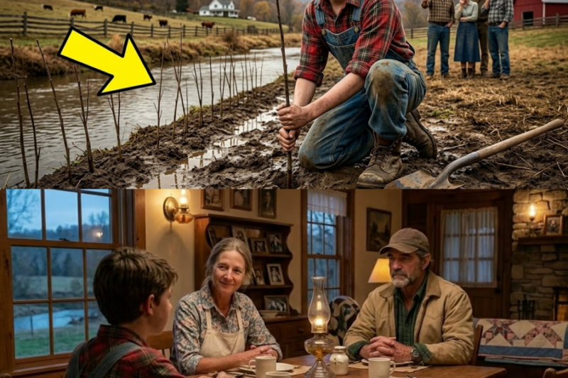 They Thought the Boy Planted Willow Trees Along the Creek for Shade — Until the Flood Came