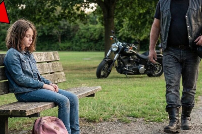 “My Dad Forgot About Me”— Girl Sat Alone at Park Until a Hell Angels Drove 300 Miles to Reunite Them 