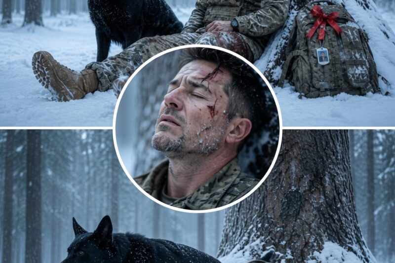 Giant Black Shepherd Saw Former Navy SEAL Near Death in the Snow—Then It Did the Impossible
