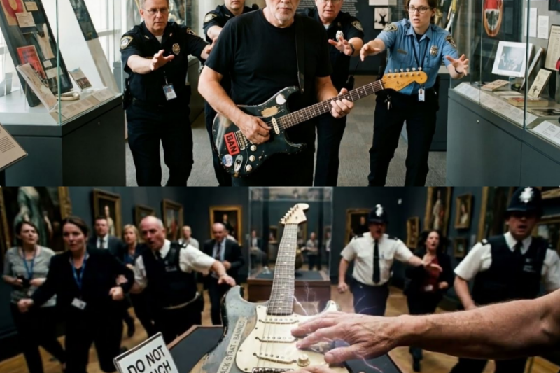 David Gilmour Touched Forbidden Guitar at Rock Hall of Fame — Everyone FROZE for 10 Minutes