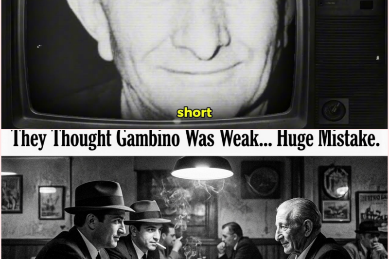 They Underestimated Carlo Gambino Because He Looked Weak — That Was Their Last Mistake 