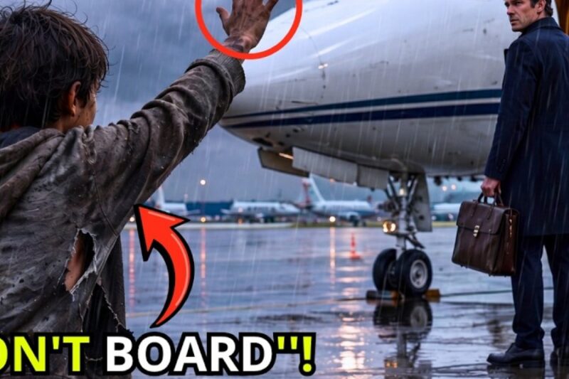 Don’t Get On That Plane The Homeless Boy Told The Billionaire Single Dad. Then The Airport Shut Down – 